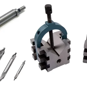 HHIP HHIP 2.5" V-BLOCK, 3/8 EDGE/CENTER FINDER & 4 PC CENTER DRILLS (9999-0001)