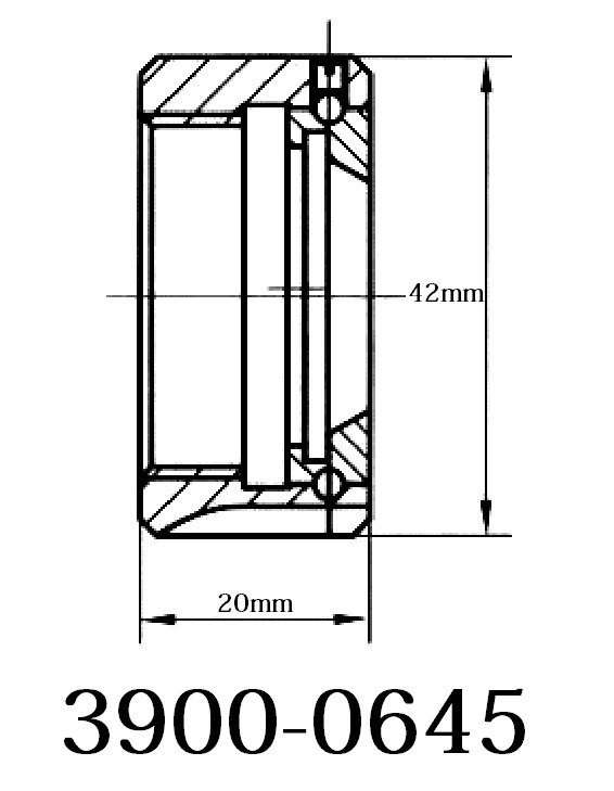 HHIP M32 X 1.5 KM BEARING TYPE ER-25 COLLET CHUCK NUT (3900-0645) — product image 3