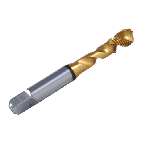 HHIP M5-.8 D4 TiN 35 DEGREE METRIC SPIRAL FLUTE BOTTOM TAP (1011-7755)