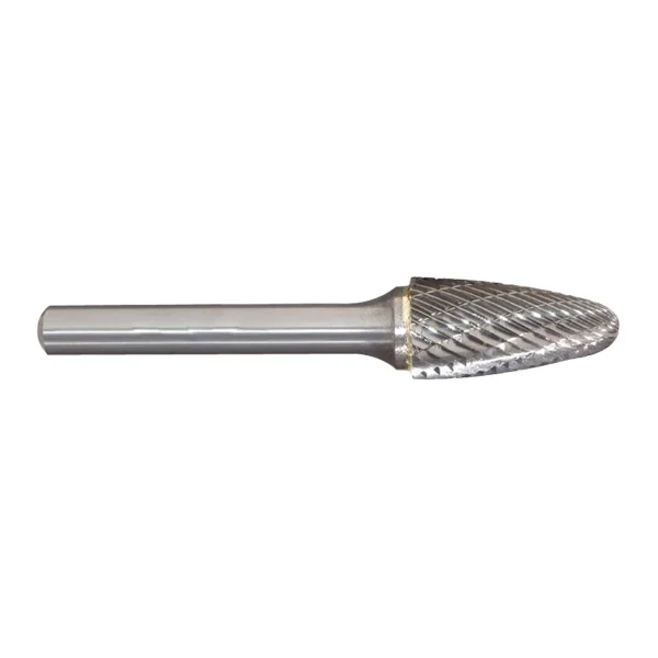 HHIP SF-6 ROUND NOSE TREE SHAPE DOUBLE-CUT CARBIDE BURRS (3000-0146)