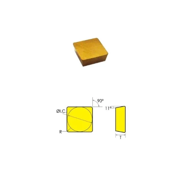 HHIP SPG-432 TiN COATED CARBIDE INSERT (6021-2432)