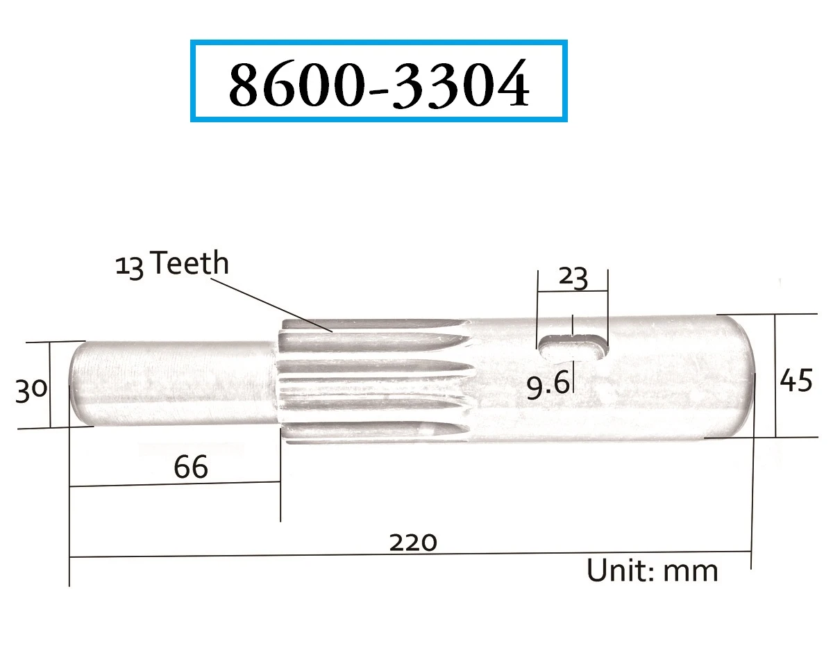 HHIP SPINDLE FOR 2 TON RATCHET TYPE ARBOR PRESS (8600-3304) — product image 3