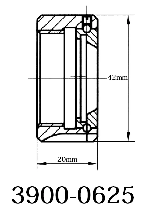 HHIP UM-TYPE M32 X 1.5 ER-25 COLLET CHUCK NUT (3900-0625) — product image 2