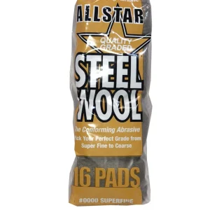 Hi-Tech Industries 16-Pad 0000 Steel Wool Sleeve (74016)