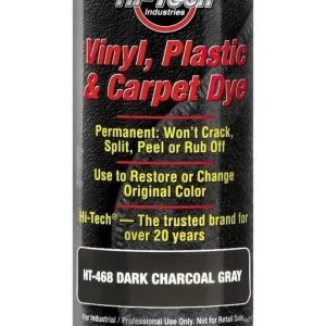 Hi-Tech Industries HT-468 Vinyl Plastic & Carpet Dye, Dark Charcoal Gray 11.25oz