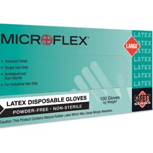 High Five L563 Powder Free Industrial Latex Gloves - Large
