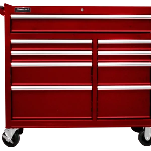 Homak 41" SE Series 9-Drawer Roller Cabinet - Red (RD04041097)