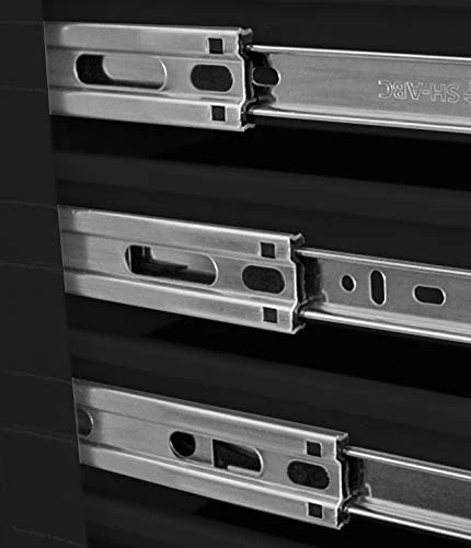 Homak PRO II Series 41" 9-Drawer Roller Cabinet, Black (BK04041092) — product image 2
