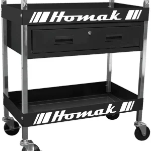 Homak 30" 1-Drawer Service Cart with Locking Top (BK06030210)