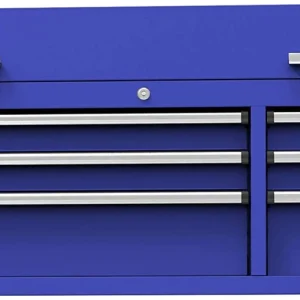 Homak PRO II Series 54-Inch 6-Drawer Top Chest, Blue (BL02054602)