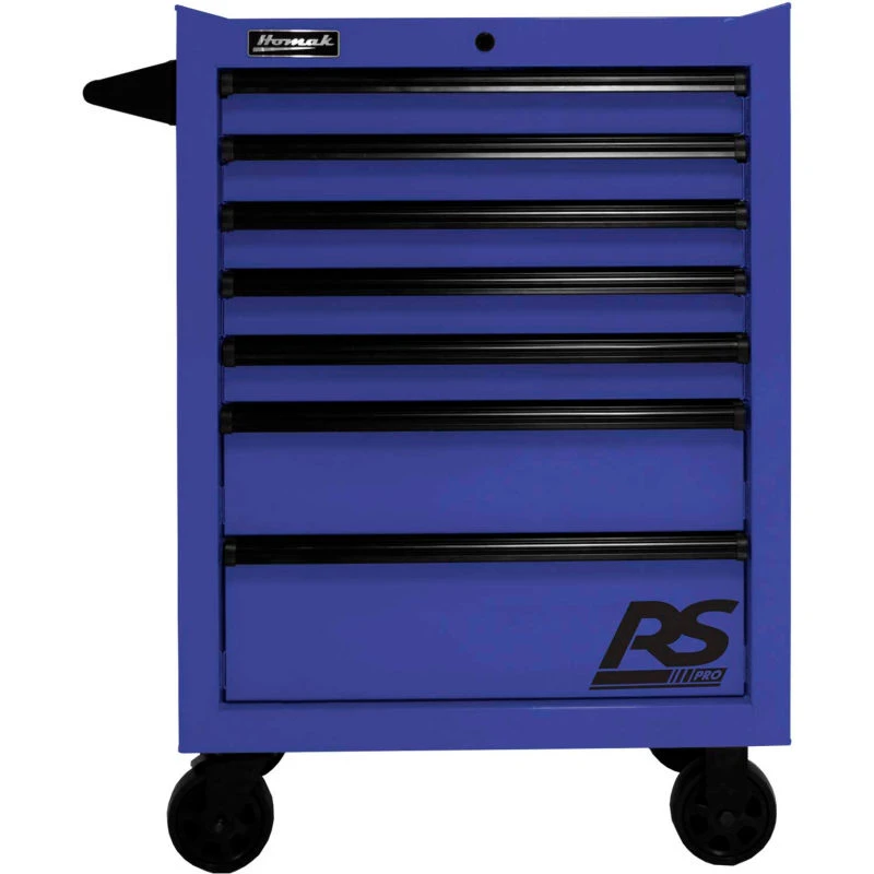 Homak 27" RS Pro Series 7 Drawer Roller Tool Cabinet, Blue (BL04027770)