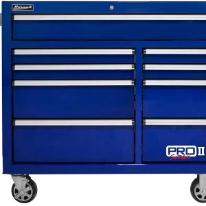 Homak PRO II Series 41" 9-Drawer Roller Cabinet, Blue (BL04041092)