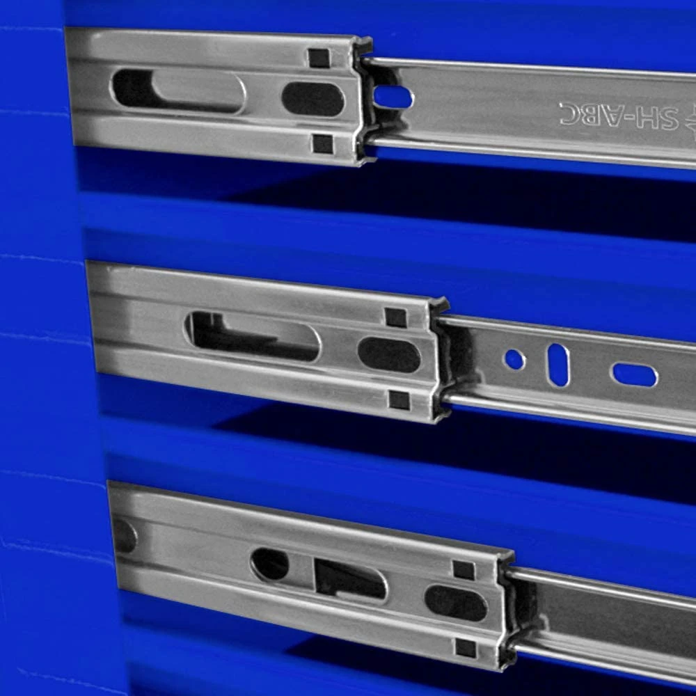 Homak PRO II Series 41" 9-Drawer Roller Cabinet, Blue (BL04041092) — product image 3
