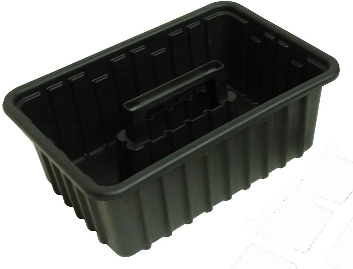 Homak Plastic Tool Organizer Tray with 6 Dividers (HA01016116)