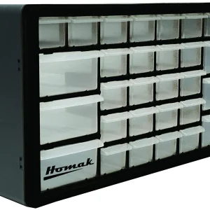 Homak 30 Drawer Parts Organizer with Drawers (HA01030102)