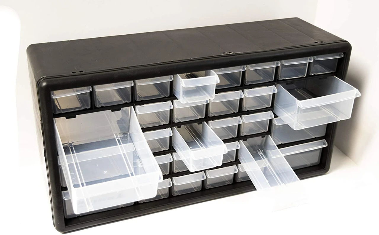 Homak 30 Drawer Parts Organizer with Drawers (HA01030102) — product image 2