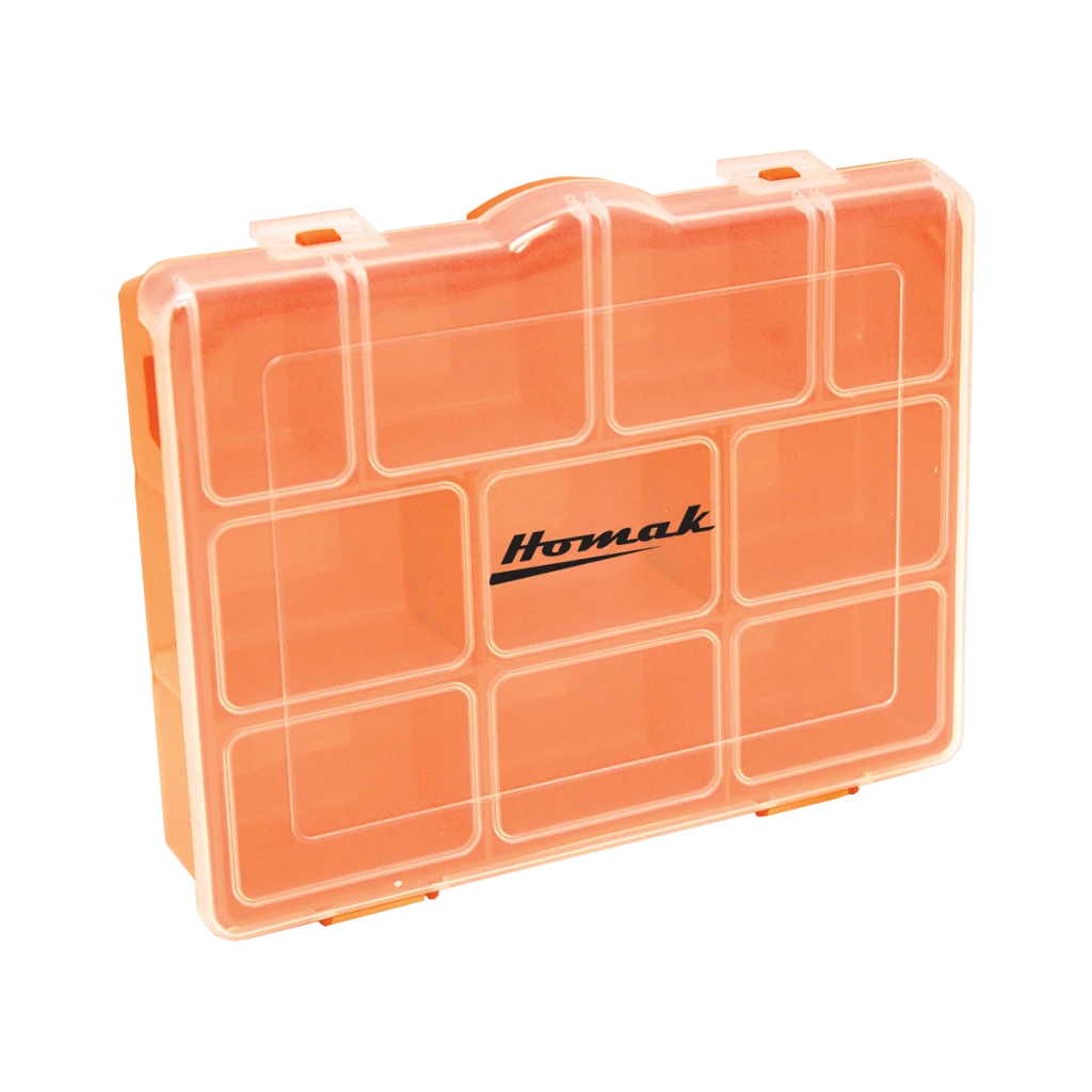 Homak 6-1/4" x 8" Plastic Tool Storage Box (HA01086175) — product image 2