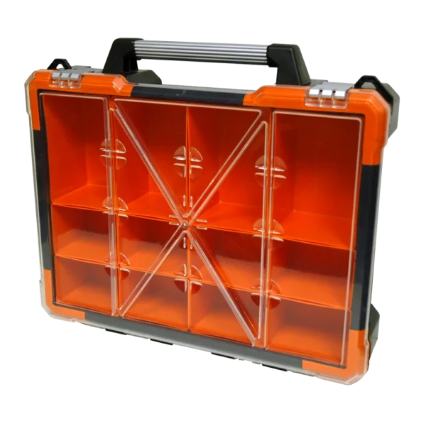 Homak 12-Bin Portable Plastic Tool Storage Organizer (HA01112019)
