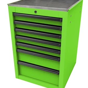 Homak RS PRO 22" 7-Drawer Side Cabinet, Lime Green (LG08022070)