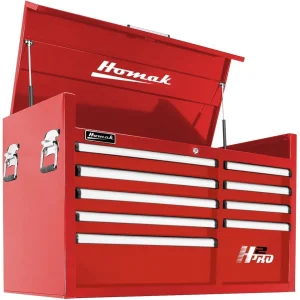 Homak H2PRO 41-Inch Tool Chest - Red (RD02041091)