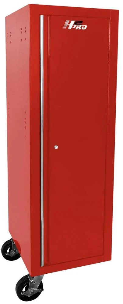 Homak Tool Box Side Locker H2PRO Full-Height, 19-Inch - Red (RD08019602)