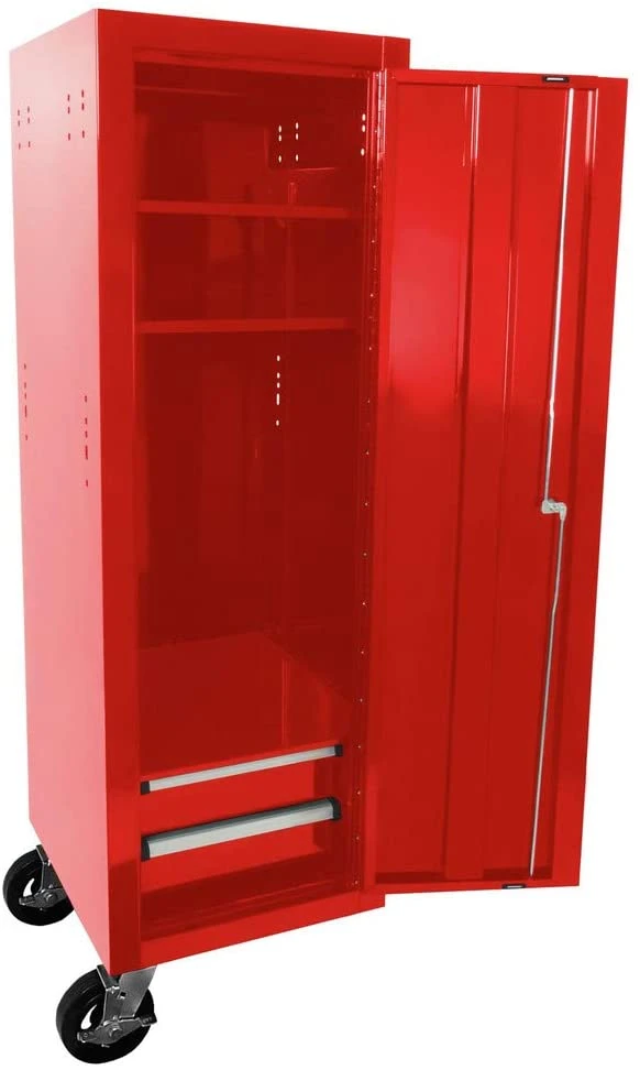Homak Tool Box Side Locker H2PRO Full-Height, 19-Inch - Red (RD08019602) — product image 2