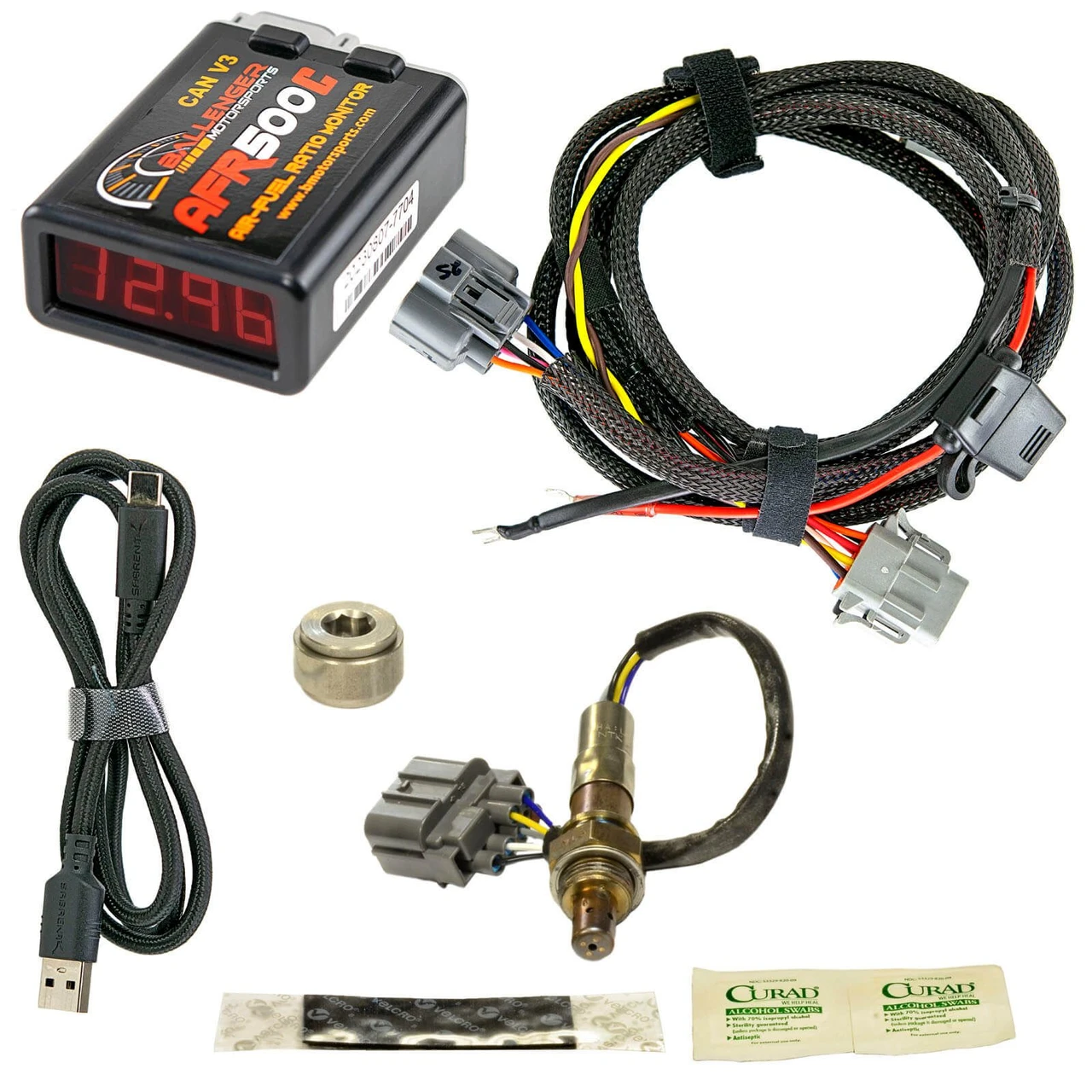HP Tuners Ballenger Motorsports AFR500CANv3 Air Fuel Ratio Monitor Kit Wideband O2 System — product image 2