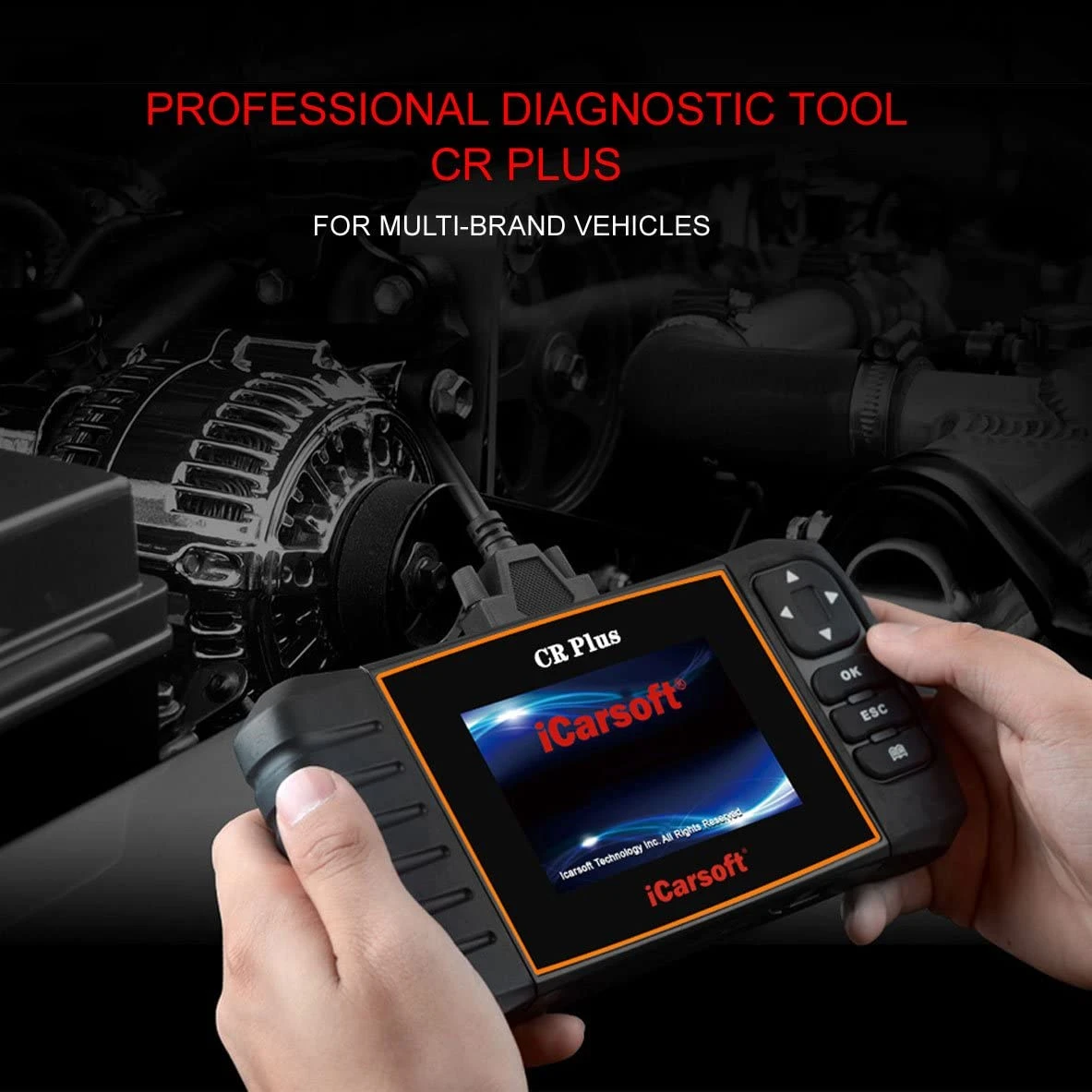 iCarsoft Multi-Brand Multi-System Car Diagnostic Tool (CR PLUS) — product image 2