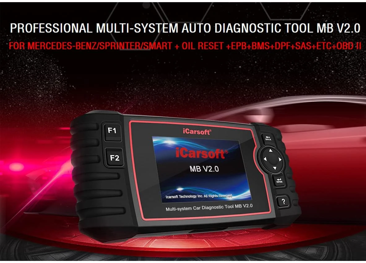 iCarsoft Diagnostic Tool for Mercedes-Benz/Sprinter/Smart (MBV2.0) — product image 6