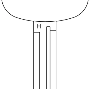 Ilco TOY44H-PT Toyota H Transponder Key