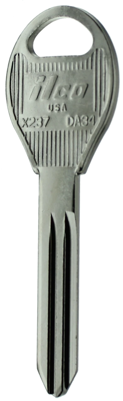 Ilco Bag of 10 Infiniti and Nissan Metal Key Blank (X237-DA34)