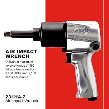 Ingersoll Rand Air Impact Wrench 1/2" Drive 2" Anvil (231HA-2)