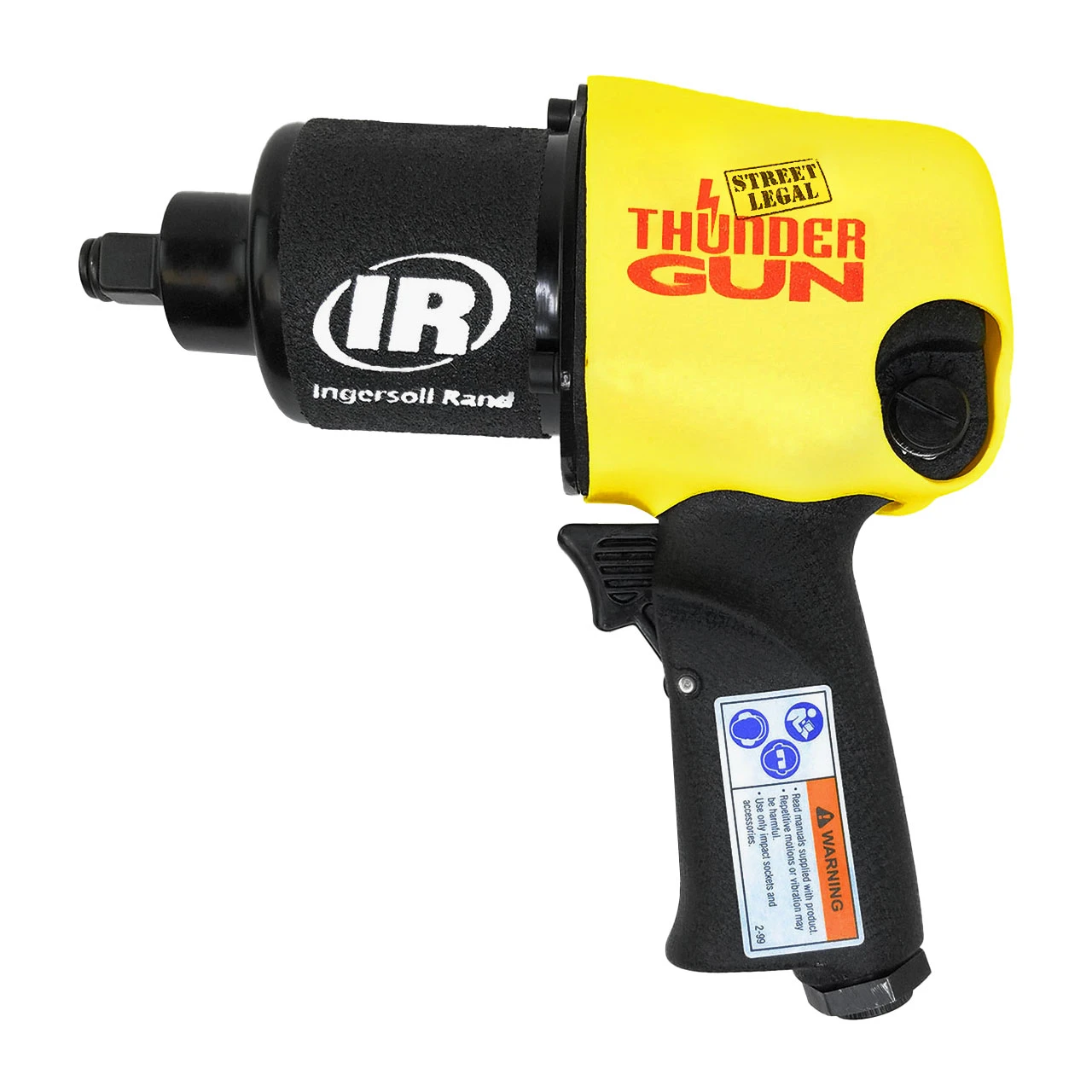 Black-and-yellow Ingersoll Rand ThunderGun air impact wrench