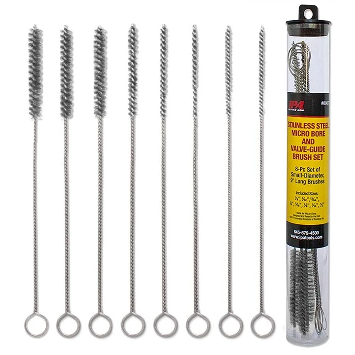 Innovative Products of America 8087 Micro Bore and Valve-Guide Brush Set