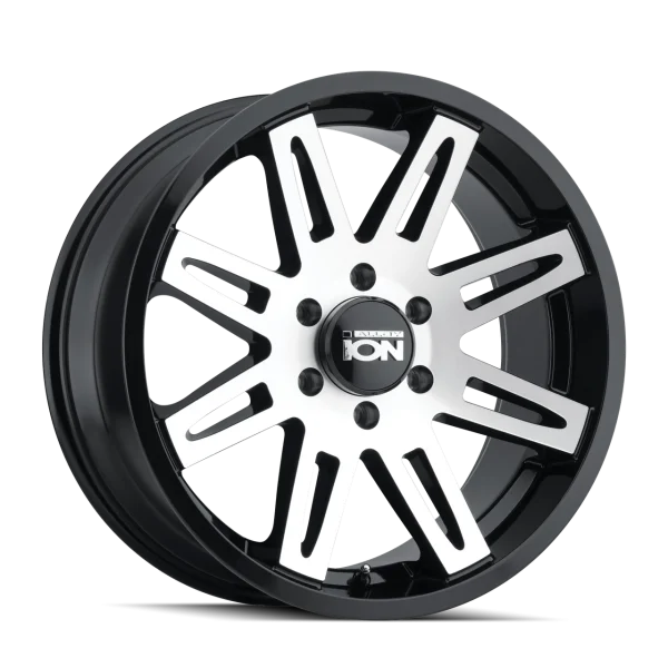 Ion Alloy 142 Satin Black Machined Wheels