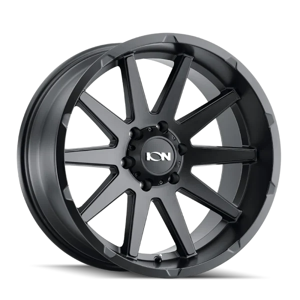 Ion Alloy 143 Matte Black Wheels