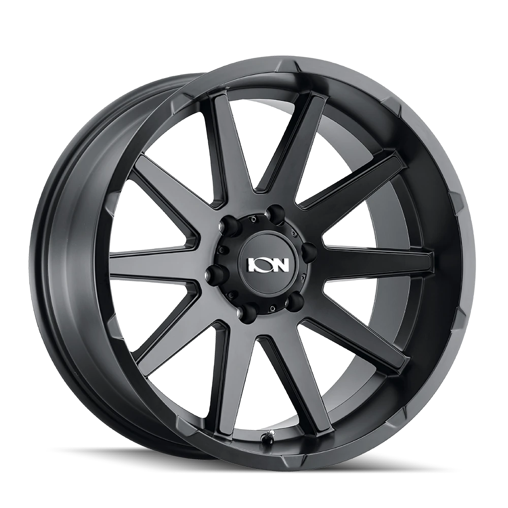Ion Alloy 143 Matte Black Wheels