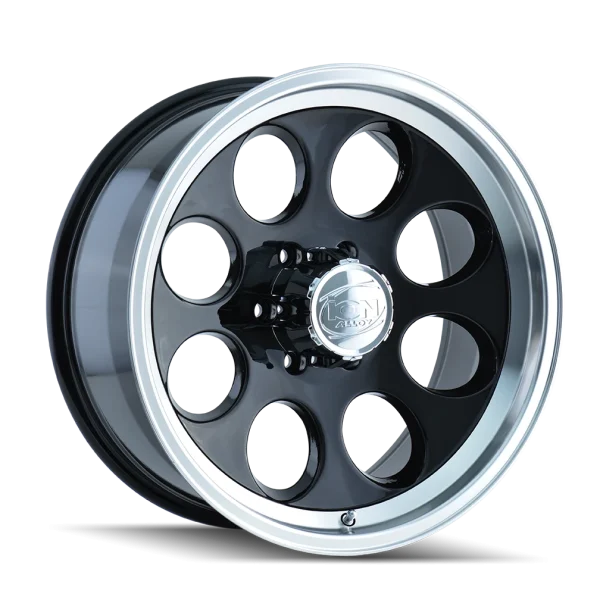 Ion Alloy 171 Gloss Black Machined Wheels