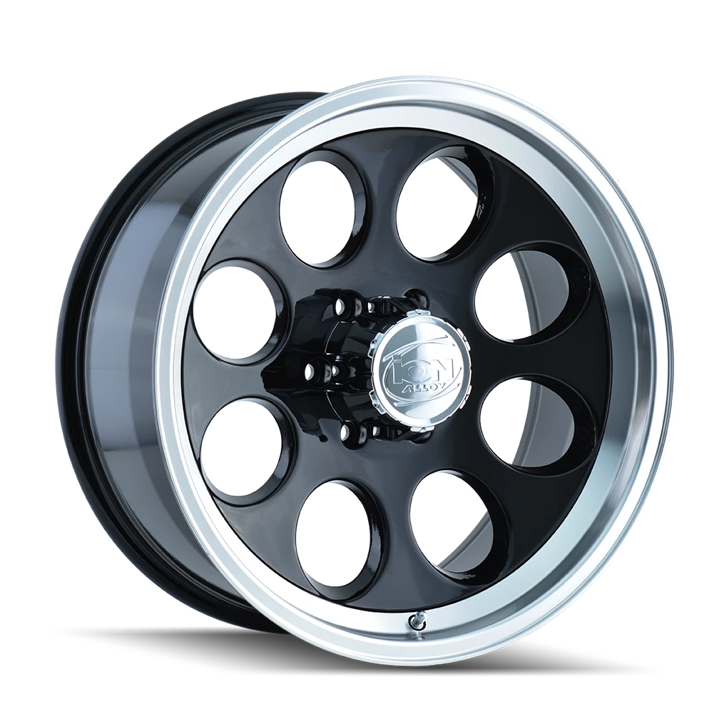 Ion Alloy 171 Gloss Black Machined Wheels