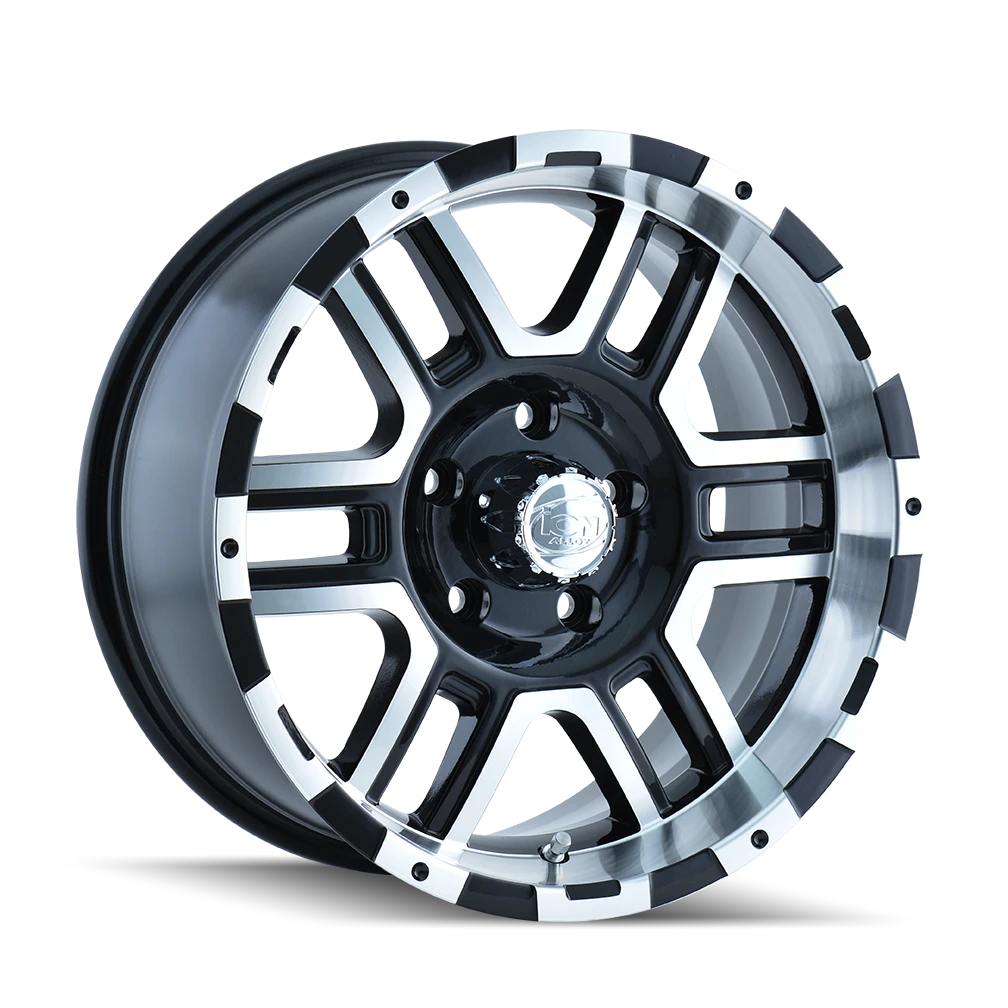 Ion Alloy 179 Satin Black Machined Wheels