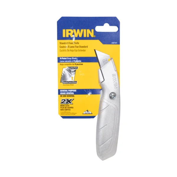Irwin 6-1/2" Standard Fixed Utility Knife (2081101)
