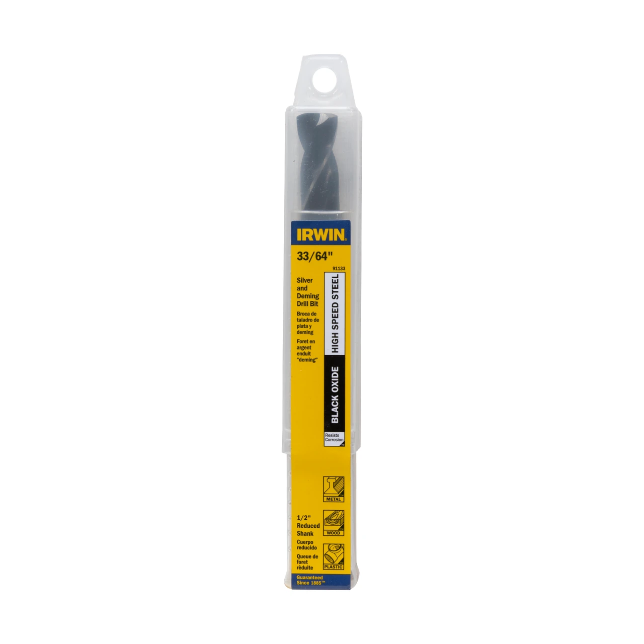 Irwin 33/64" x 6" Silver & Deming Drill Bit (91133) — product image 3