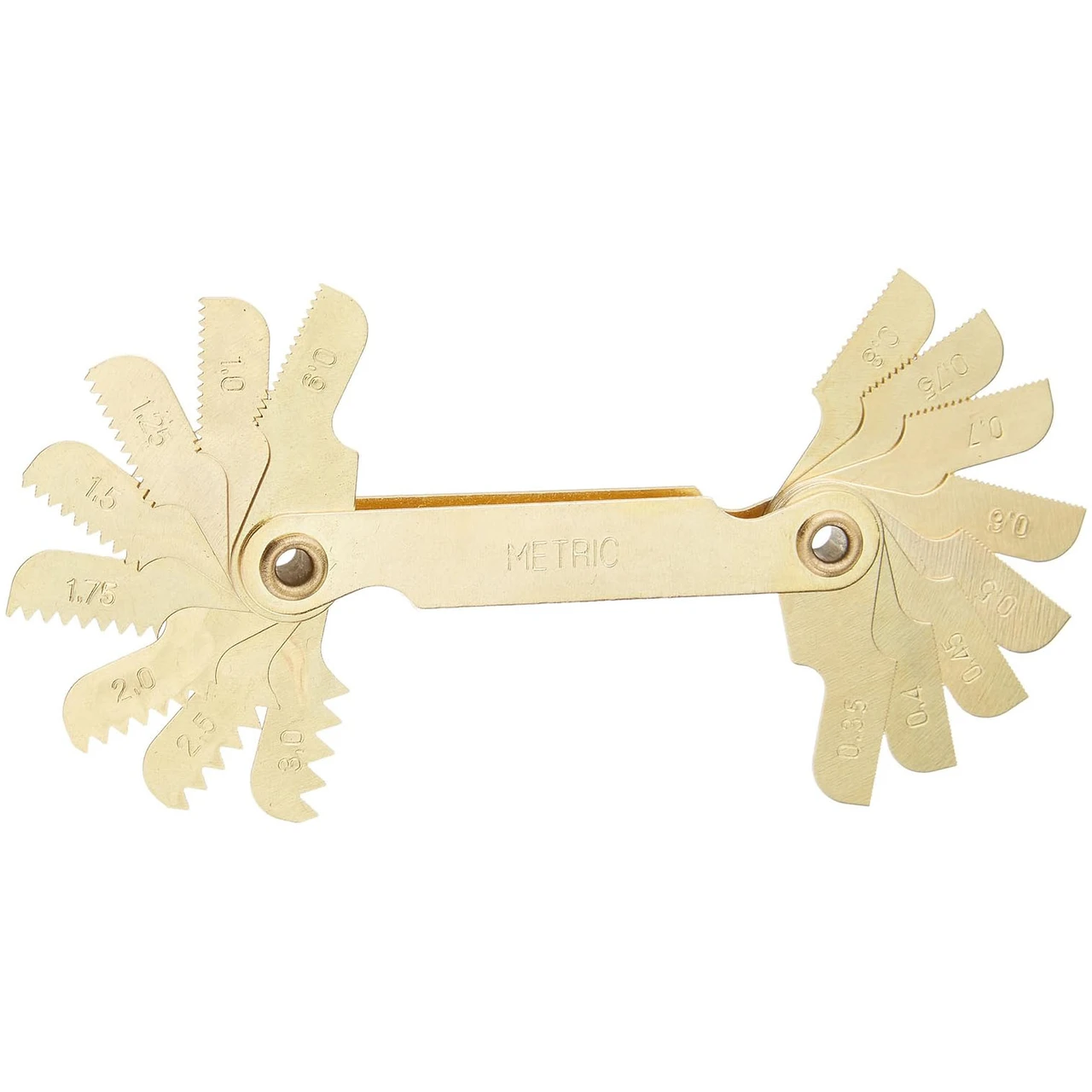 Irwin .35 - 3TPI 16-Leaves Metric Screw Pitch Gauge (11016ZR)