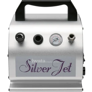 Iwata-Medea IS50 Studio Series Silver Jet Single Piston Air Compressor