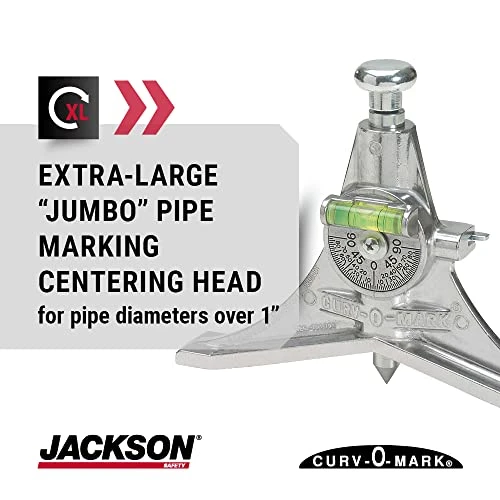 Jackson Safety Pipe Marker Centering Head Tool, Curv-O-Mark Jumbo (14776) — product image 2
