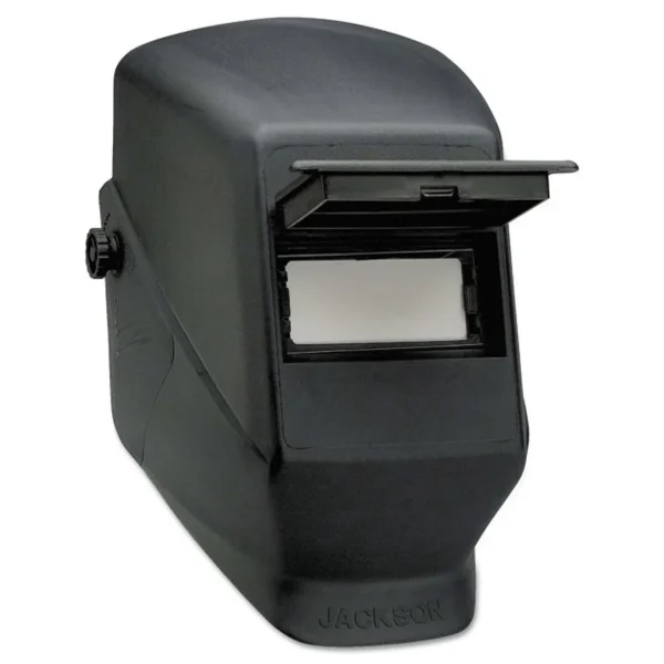 Jackson Safety Passive Welding Helmet, HSL 2, Green #10, Black (15132)