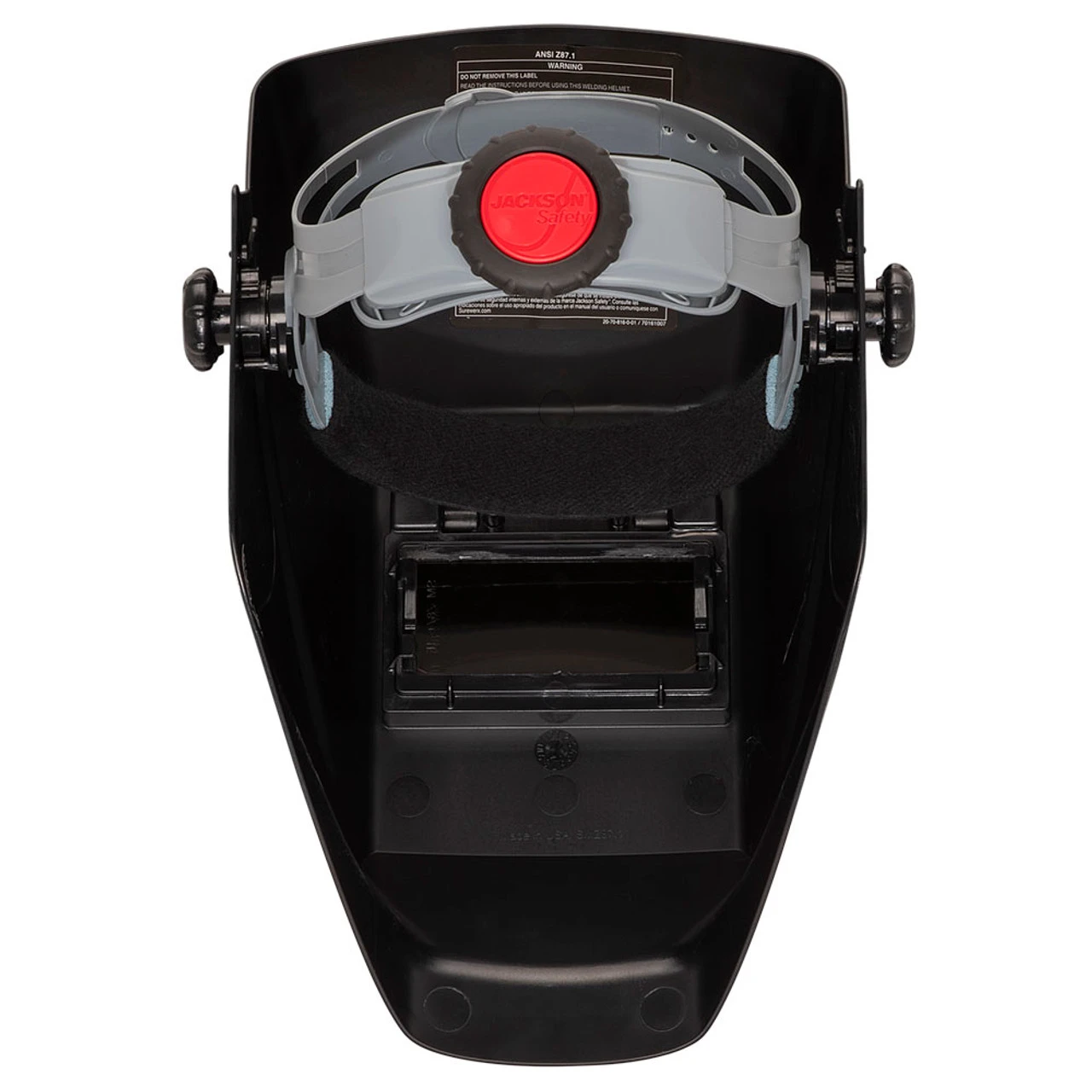 Jackson Safety Passive Welding Helmet, HSL 2, Green #10, Black (15132) — product image 3