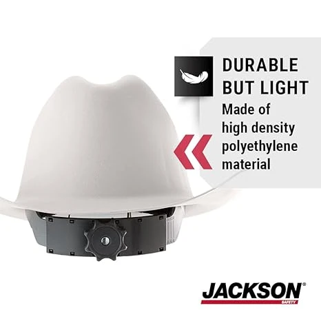 Jackson Safety White Western Cowboy Hard Hat (19500) — product image 4