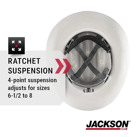 Jackson Safety White Western Cowboy Hard Hat (19500) — product image 5