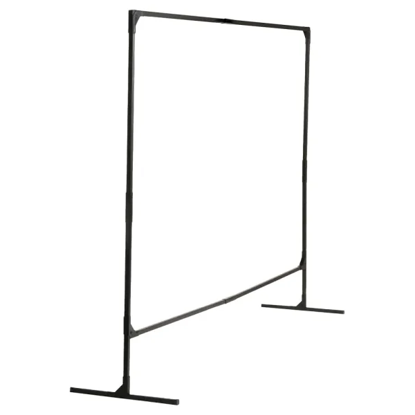 Jackson Safety Welding Curtain, Single Panel Frame, 6x6 ft, Black (36336)